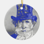Giuseppe Verdi Keramik Ornament (Vorne)