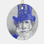 Giuseppe Verdi Keramik Ornament (Links)