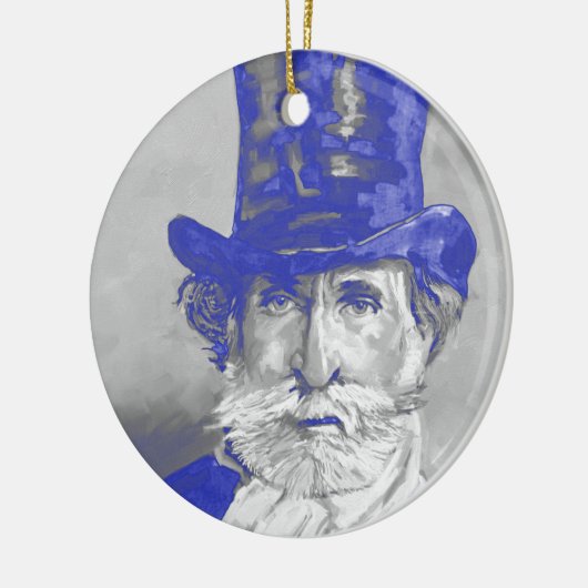 Giuseppe Verdi Keramik Ornament (Links)