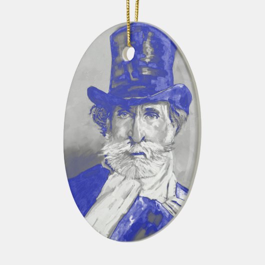 Giuseppe Verdi Keramikornament (Links)