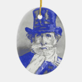 Giuseppe Verdi Keramikornament (Vorne)
