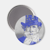 Giuseppe Verdi Magnet (Vorderseite/Rückseite)