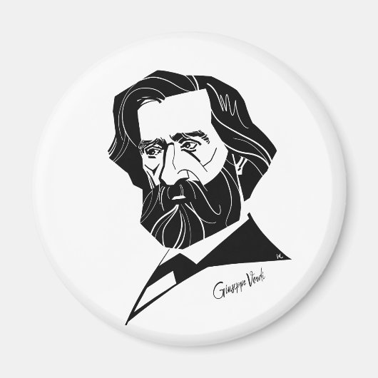 Giuseppe Verdi Magnet (Vorne)