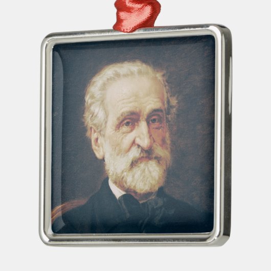Giuseppe Verdi Ornament Aus Metall (Links)