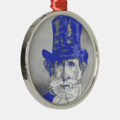 Giuseppe Verdi Ornament Aus Metall (Rechts)