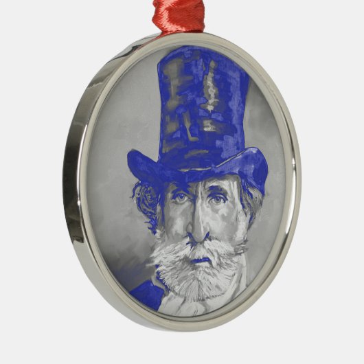 Giuseppe Verdi Ornament Aus Metall (Rechts)