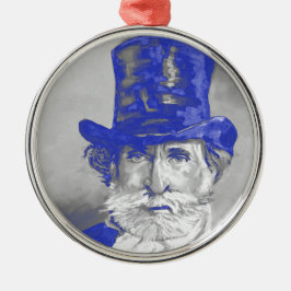 Giuseppe Verdi Ornament Aus Metall