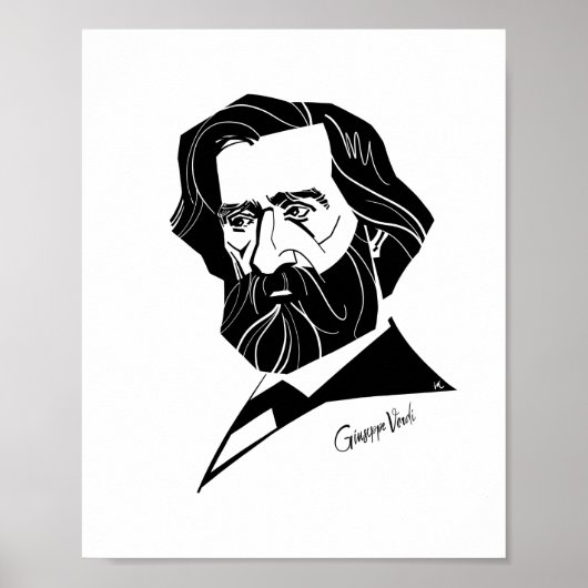 Giuseppe Verdi Poster (Vorne)