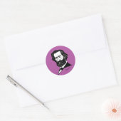 Giuseppe Verdi Runder Aufkleber (Umschlag)
