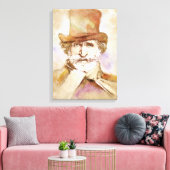Giuseppe Verdi zur Leinwand - Wasserfarbenstil (Insitu (Wohnzimmer))