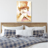 Giuseppe Verdi zur Leinwand - Wasserfarbenstil (Insitu (Schlafzimmer))