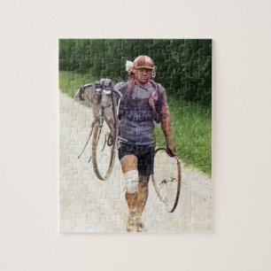 Giusto Cerutti italienische Tour de France Zerstör Puzzle