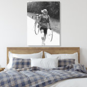 Giusto Cerutti Tour de France 1928 nach dem Wrack Leinwanddruck (Insitu (Schlafzimmer))