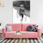 Giusto Cerutti Tour de France 1928 nach dem Wrack Leinwanddruck (Insitu (Wohnzimmer))