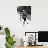 Giusto Cerutti Tour de France 1928 nach dem Wrack Poster (Heimbüro)