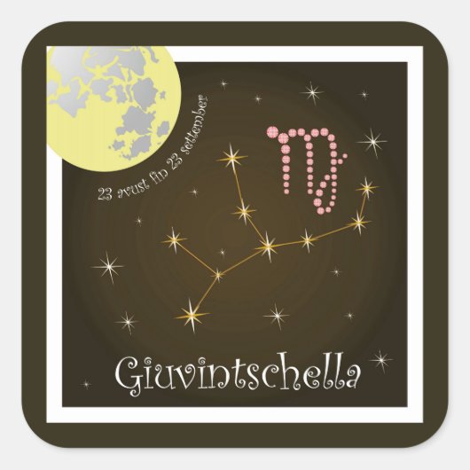 Giuvintschella 23 avust fin 23 settember Aufkleber (Vorderseite)