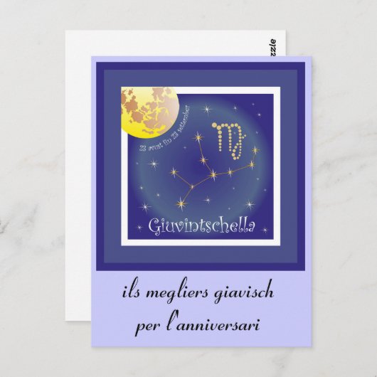 Giuvintschella 23 avust fin 23 settember Postkarte (Vorne/Hinten)