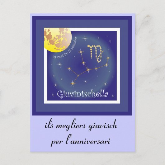 Giuvintschella 23 avust fin 23 settember Postkarte (Vorderseite)