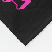 Give Breast Cancer The Boot Cowgirl Nk Ribbon West Fleecedecke (Ecke)