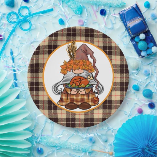 Give Danke Gnome Pappteller (Party)