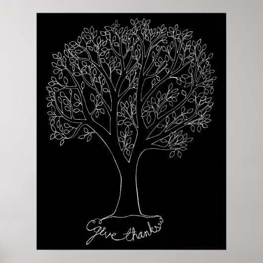 Give Danke Tree Poster (Vorne)
