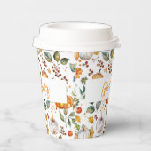 GIVE DANKS Herbst Pumpkins & Blätter Urlaub Pappbecher (Rechts)