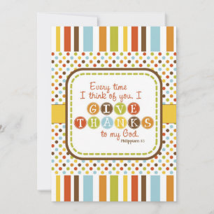 GIVE DANKS Scripting Erntedank Card Feiertagskarte