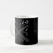 Give Her The Stix Drummer Tasse 11 oz (Vorderseite Links)