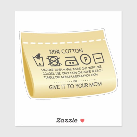 Give it to your mom 1 aufkleber (Blatt)