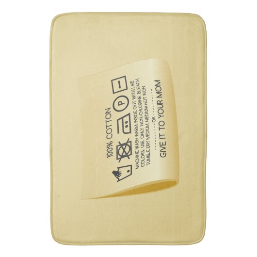 Give it to your mom 1 badematte (Vorderseite Vertikal)
