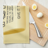 Give it to your mom 1 geschirrtuch (Viertel Falte)