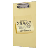 Give it to your mom 1 klemmbrett (Links)