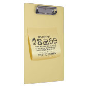 Give it to your mom 1 klemmbrett (Rechts)