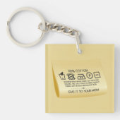 Give it to your mom 1 schlüsselanhänger (Vorderseite)