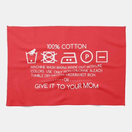 Give it to your mom 4 geschirrtuch (Horizontal)