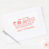 Give it to your mom 4 rechteckiger aufkleber (Umschlag)