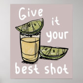 Give it your best shot poster (Vorne)