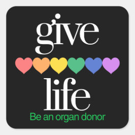 Give Life Organ Donor Awareness Stickers
