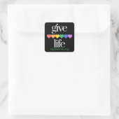 Give Life Organ Donor Registry Stickers (Tasche)