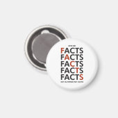 Give me facts not alternative facts magnet (Vorderseite/Rückseite)