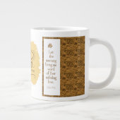 "Give Me Jesus" Jumbo-Tasse (Gold) (Rechts)
