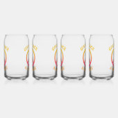 'Give Peace a Chance' Drinkware Set Dosenglas (Rechts)