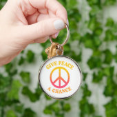 'Give Peace a Chance' Keychain Schlüsselanhänger (Hand)
