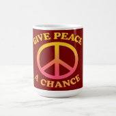 'Give Peace a Chance' Mug Kaffeetasse (Mittel)