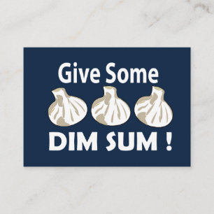 Give Some Dim Sum Restaurant Visitenkarte