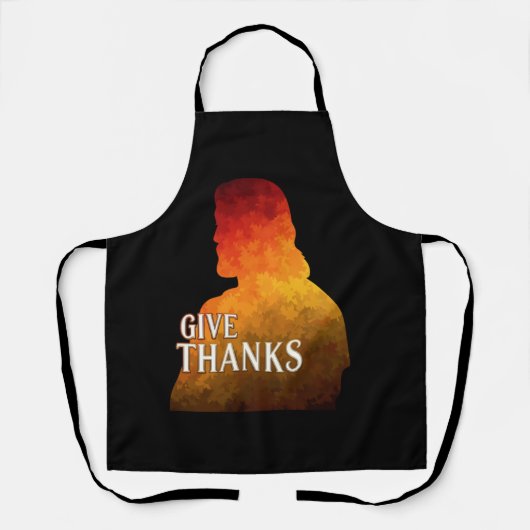 GIVE THANKS APRON SCHÜRZE (Vorderseite)