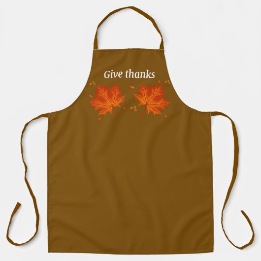 Give Thanks Autumn Apron Schürze (Vorderseite)