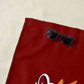 'Give Thanks, Choose Peace' Beach Towel Strandtuch (Beispiel)