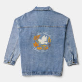 'Give Thanks, Choose Peace' Women's Denim Jacket Jeansjacke (Rückseite)