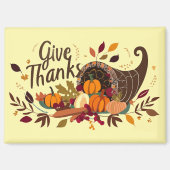 Give Thanks Cornucopia Magnet (Vorderseite)